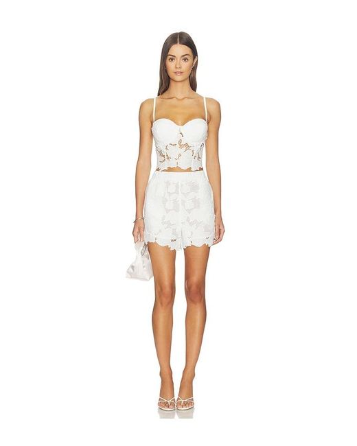 L'Agence White Sonya Bralette