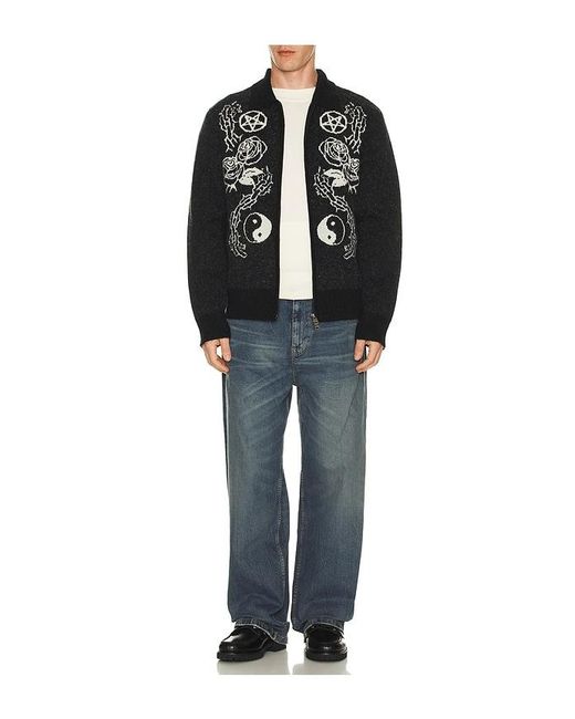 AllSaints Black Warner Cardigan for men
