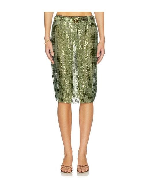 Siedres Green Estelle Skirt