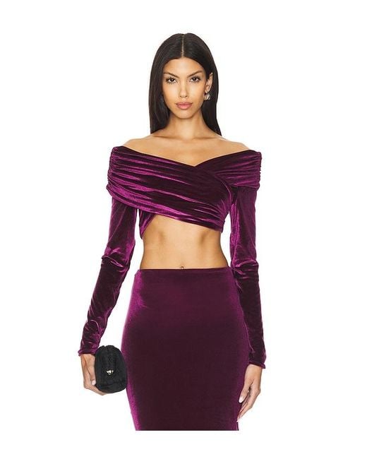 Maygel Coronel Purple Lido Top