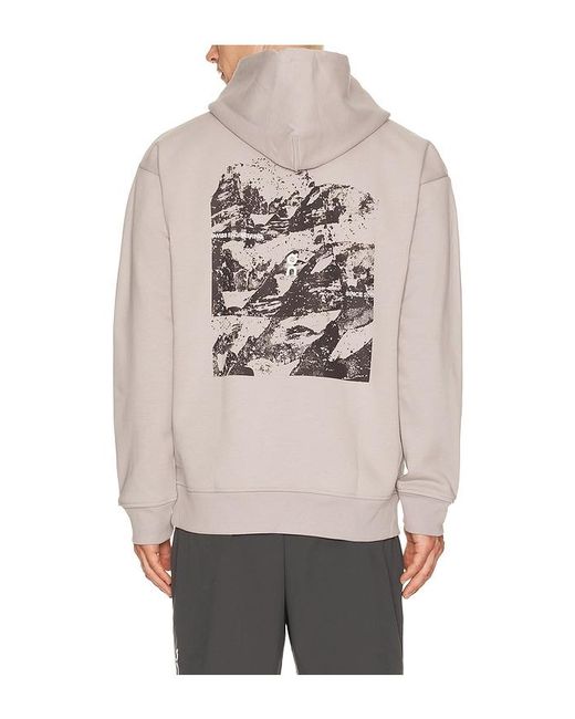 On Shoes Gray Club Collect Hoodie Geo for men