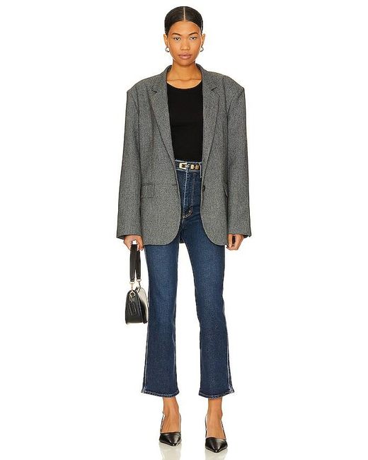 Agolde Blue Pinch Waist High Rise Kick Flare
