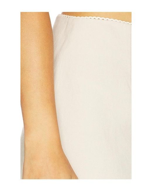 Astr White Cailey Skirt