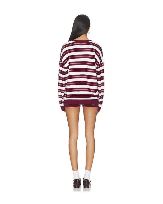 superdown Red Kylah Knit Short Set