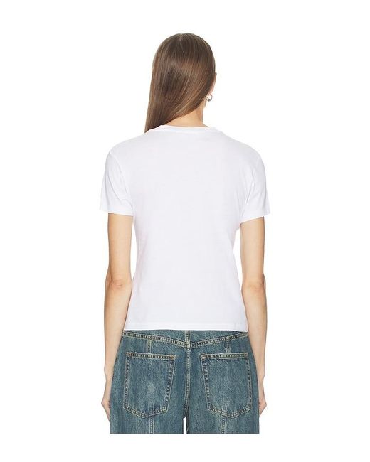 Helmut Lang White Wardrobe Tee