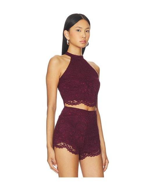 Amanda Uprichard Red X Revolve Brynley Top