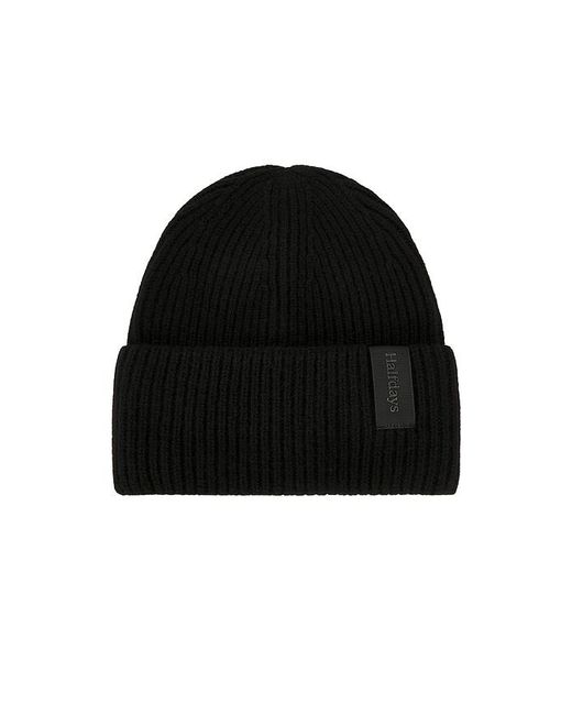 Halfdays Black Merino Beanie