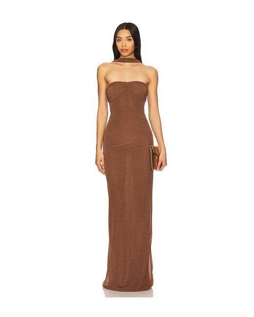 Camila Coelho Brown Terese Gown