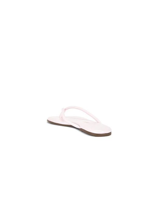 TKEES White Tubular Lily Sandal