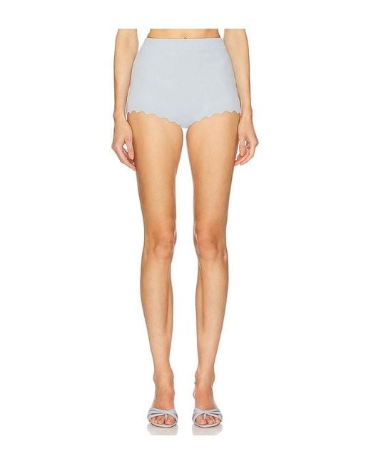 Helsa White Elvira Shorts