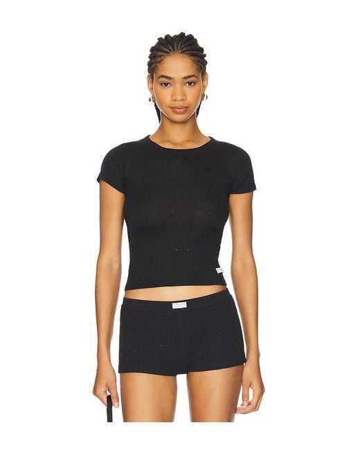 Camiseta En Color Negro Talla (También En S, Xs) Alexander Wang de color Black