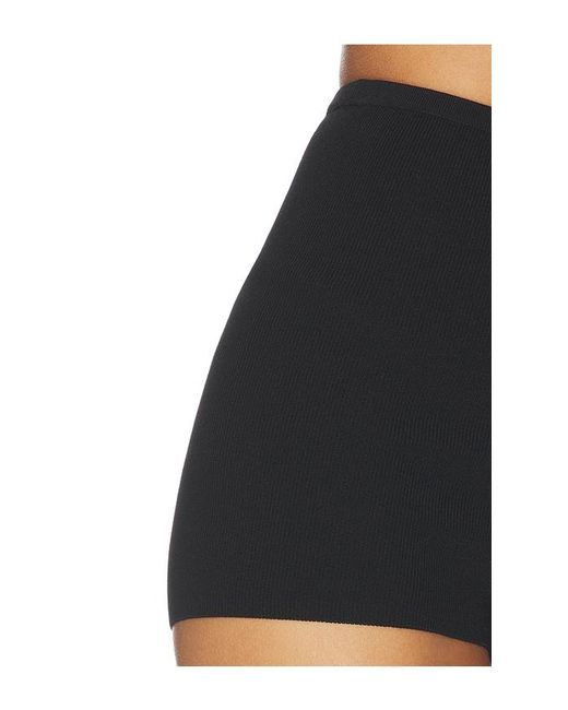 L'academie Black Viv Knit Hot Short