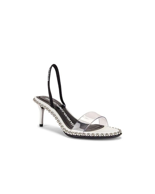 alexander wang nova heels white