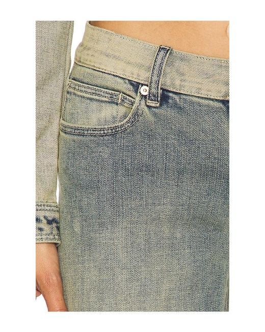 A.Brand Green 99 Wide Leg Jeans