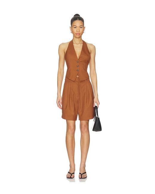 Ronny Kobo Orange Andora Shorts