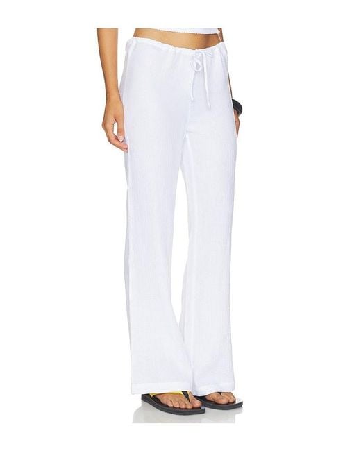 WellBeing + BeingWell White Headley Pant