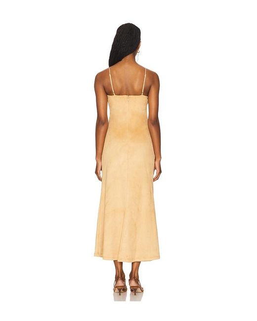 Bardot White Nadira Faux Suede Dress