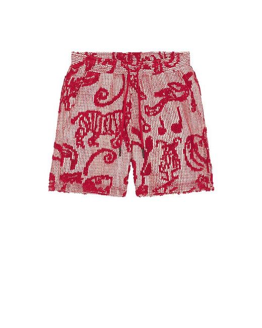 Oas Red Porto Shorts for men
