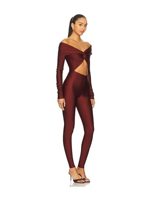 ANDAMANE Red Kendall Jumpsuit