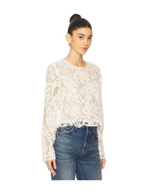 Ulla Johnson Blue Caris Jacket