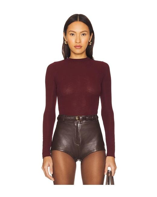 SNDY'S Red X Revolve Lounge Katya Sheer Top