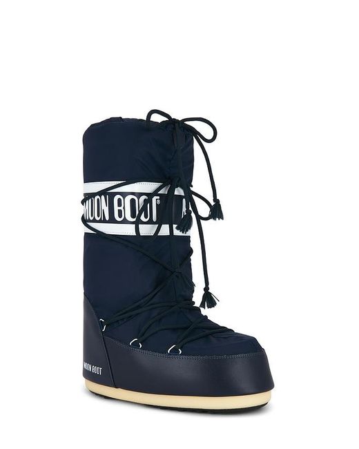 Moon Boot Blue Icon Nylon Boot for men