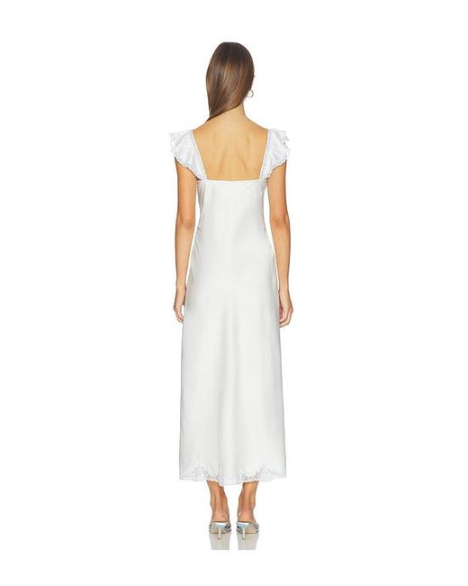 LoveShackFancy White Karmine Dress