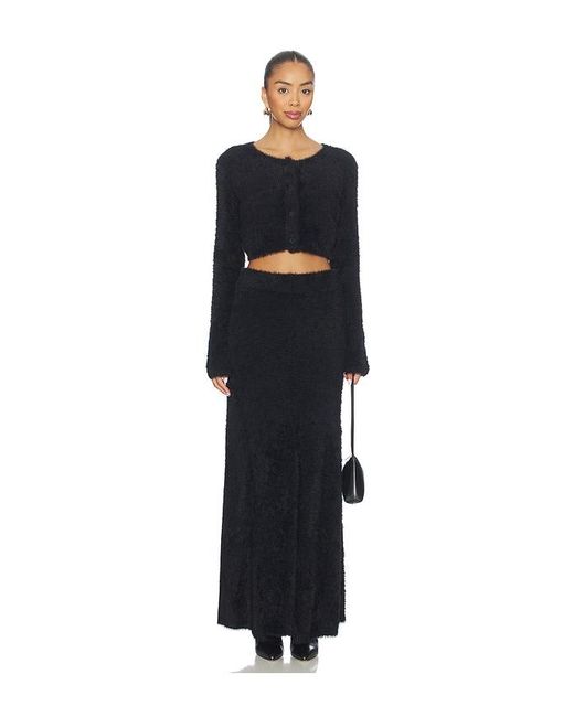 Helmut Lang Black Grunge Skirt