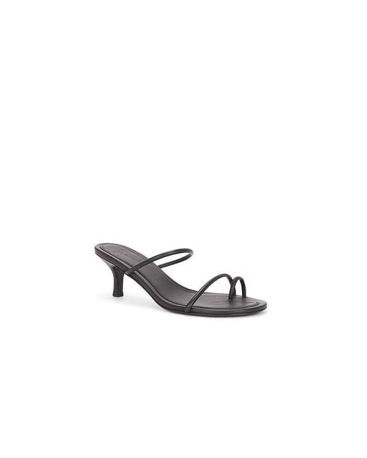 St. Agni White Minimal Strap Heel