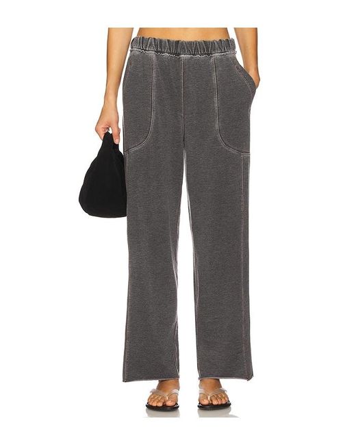 Free People Women's Black X Intimately Fp Dont Wait Up Lounge Pant