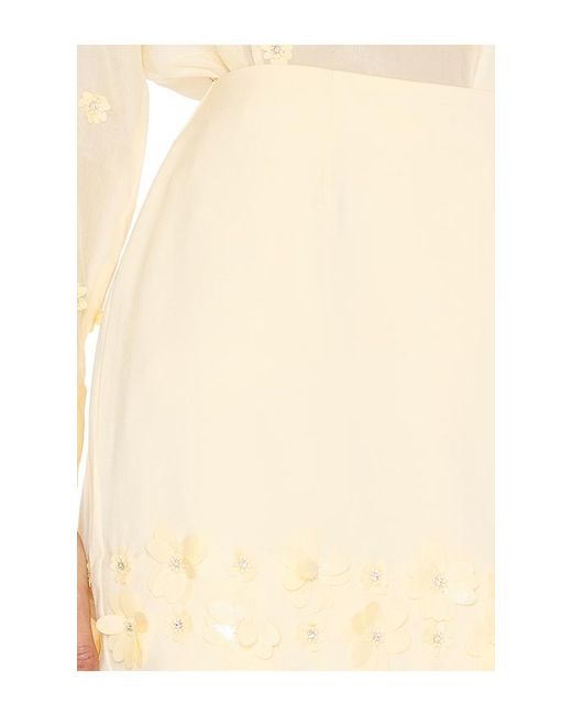 Karina Grimaldi Natural Ayla Embroidered Skort