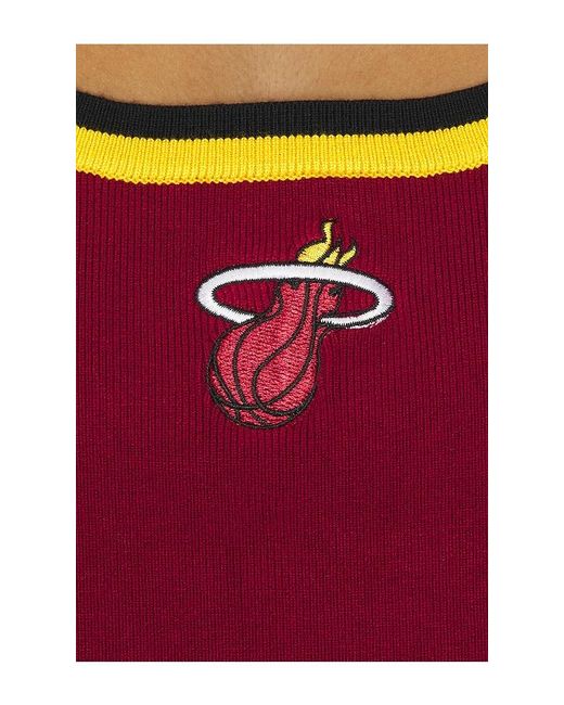 Terez Red X Revolve Miami Heat Crop Knit Tank Top
