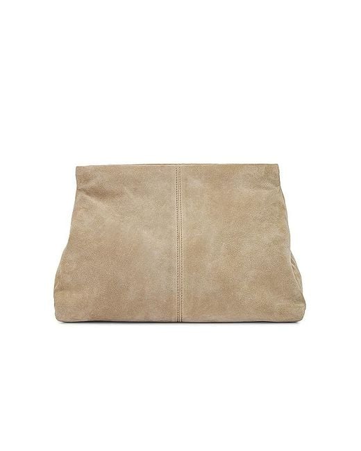 Flattered Natural Clay Bag