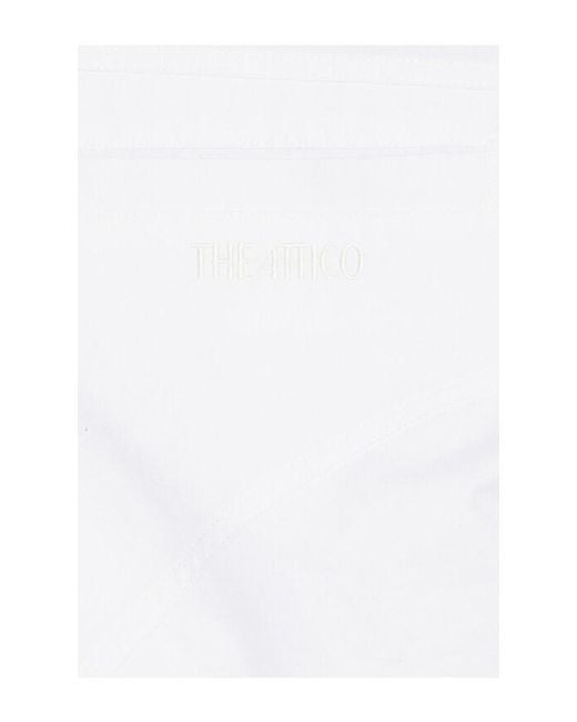 The Attico White Oversized Shirt