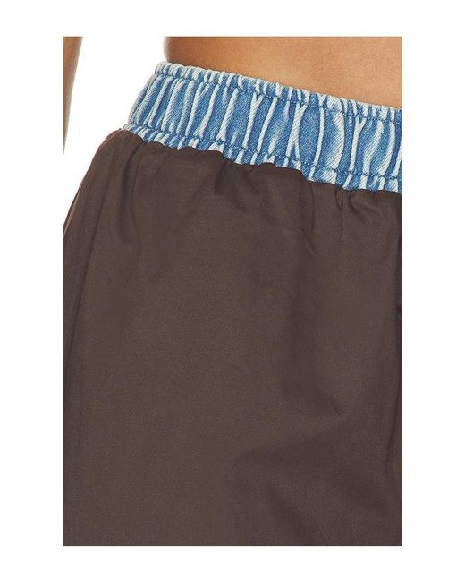 SER.O.YA Gray Tama Poplin Short