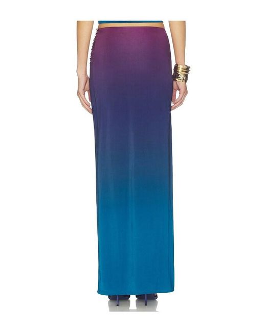 AFRM Blue Aven Skirt