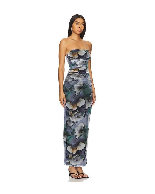 MORE TO COME Blue Sammie Maxi Dress