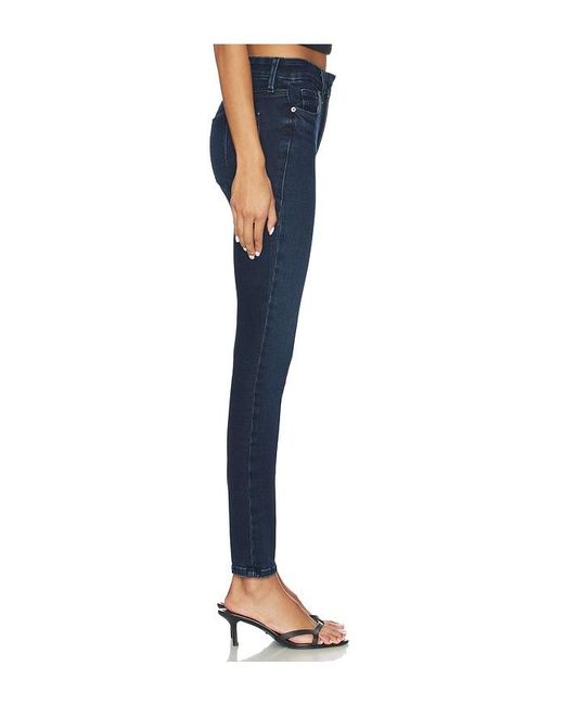 GOOD AMERICAN Blue Soft Tech Good Legs Skinny Jeans