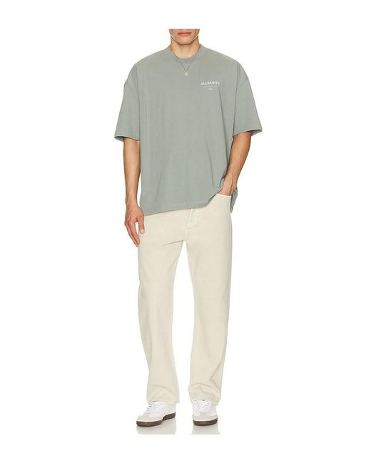 AllSaints Gray Underground Tee for men