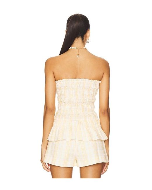 Faithfull The Brand White Iris Top