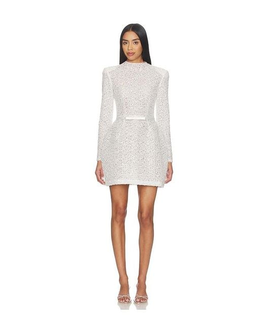 Nadine Merabi White Edie Dress