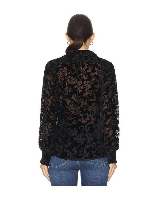 PAIGE Black Ginerva Blouse