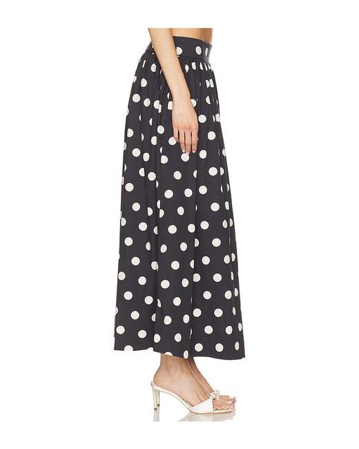 Lovers + Friends Black Deven Midi Skirt