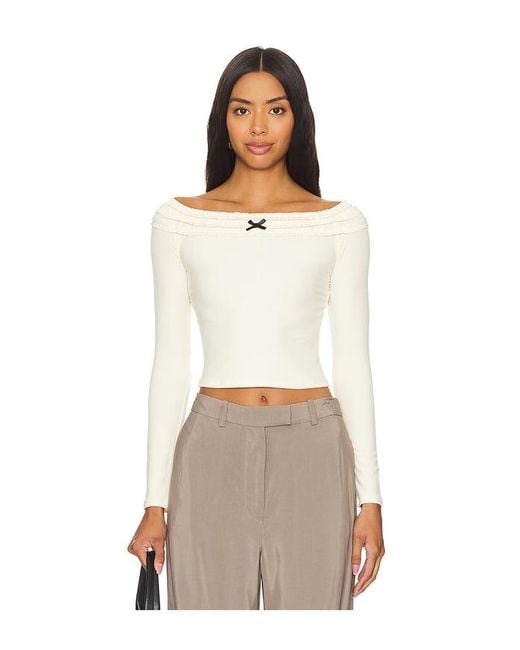 MORE TO COME White Brexley Top