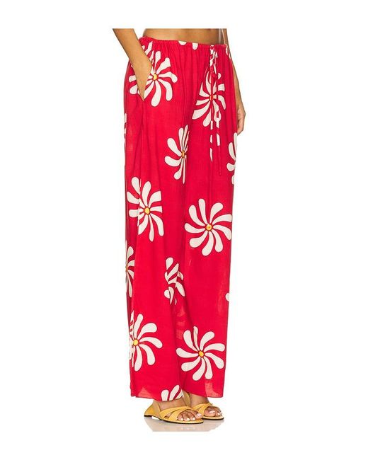 Cala De La Cruz Creta パンツ Red