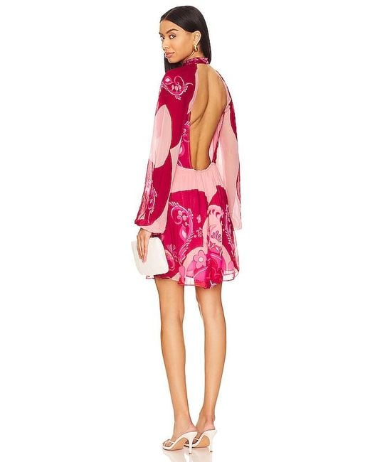 Hemant & Nandita Pink X Revolve Malak Mini Dress