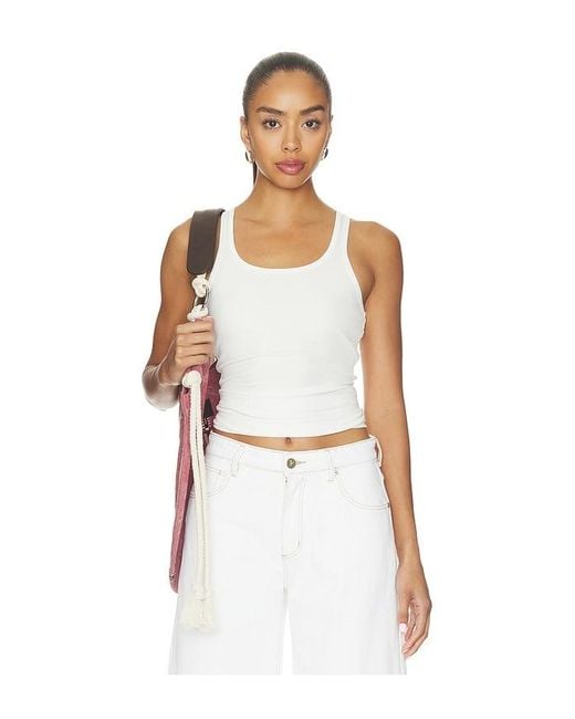 ALL THE WAYS White Josephine Top
