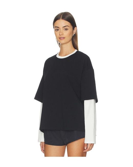 Lovers + Friends Black Bethan Tee