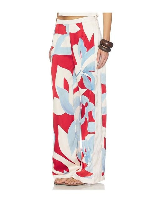 Seven Wonders Red Amoree Wide Leg Palazzo Pant