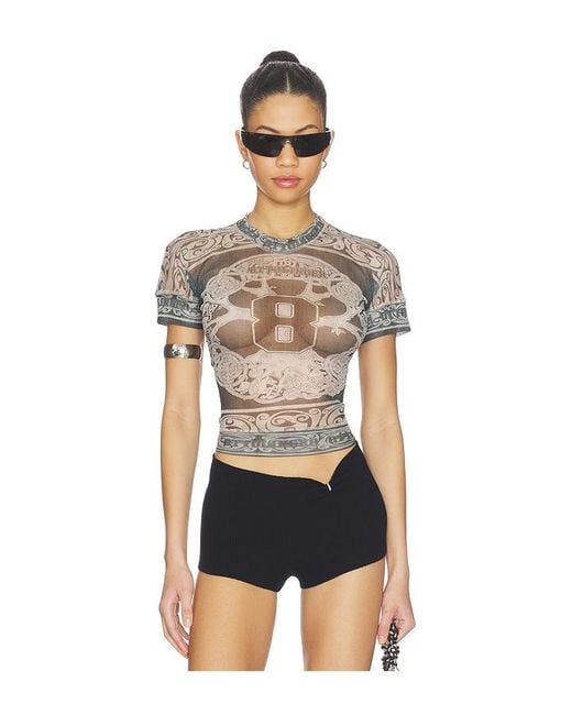 OTTOLINGER Black Mesh T-Shirt